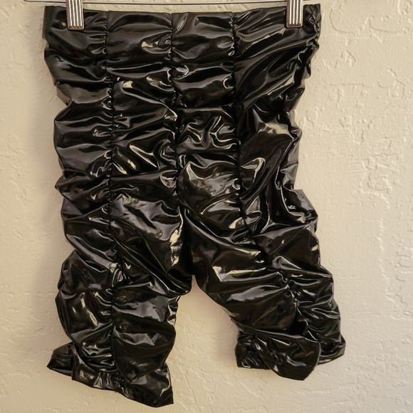 Love Highlight Latex High Rise Shorts Small - Picture 2 of 4